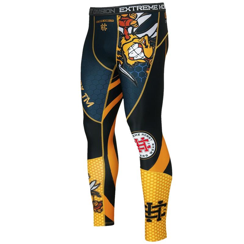 Legginsy do MMA męskie EXTREME HOBBY ANGRY WASP termoaktywne