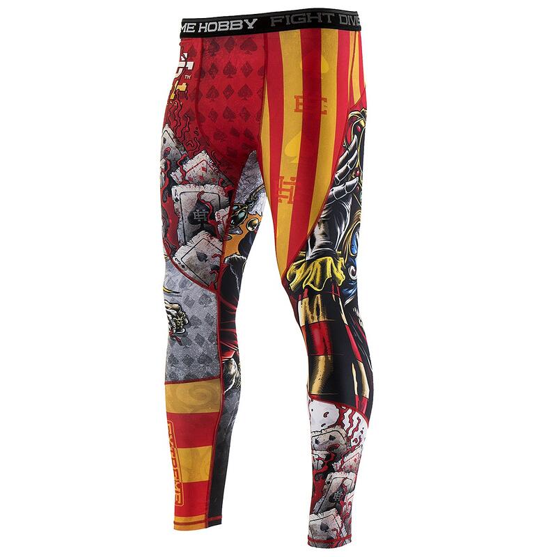 Legginsy do MMA męskie EXTREME HOBBY KILLER CARDS