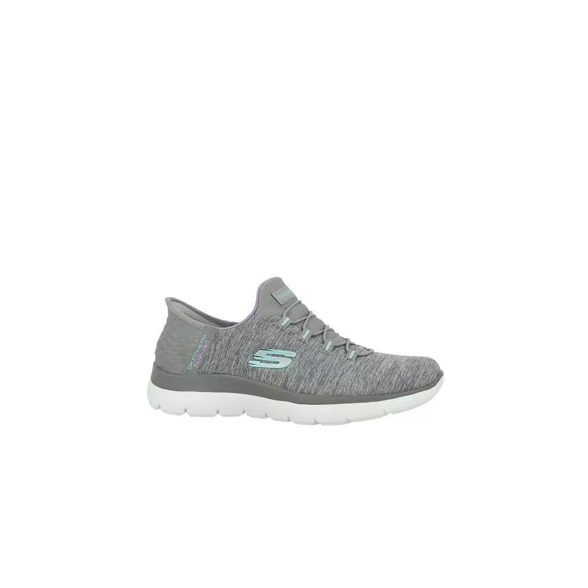 Skechers - Femme Summits Dazzling Haze Skechers Gymt 149937 Gris Skechers - Chaussures De Sport - Gris|multicolore - 36 - Decathlon