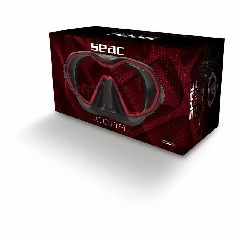 Masca Seac - ICONA Black, Rosu