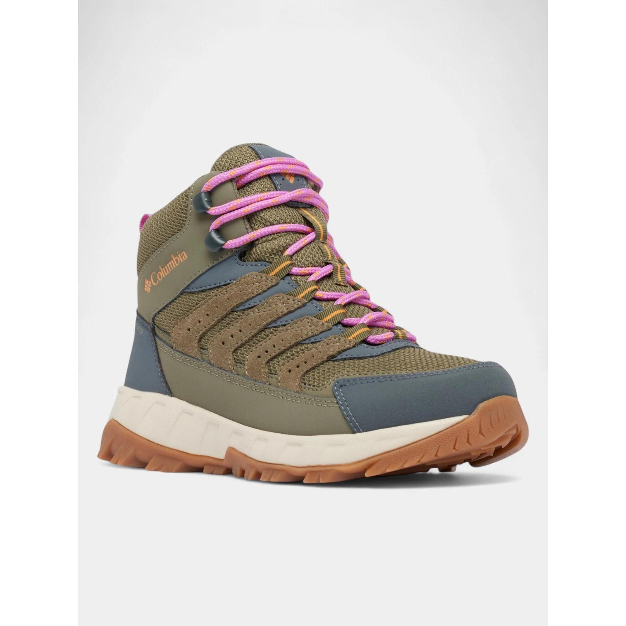 Columbia - Chaussures De Randonnée Pour Femmes Strata Trail Mid Wp - Boots - Vert - 38 - Decathlon