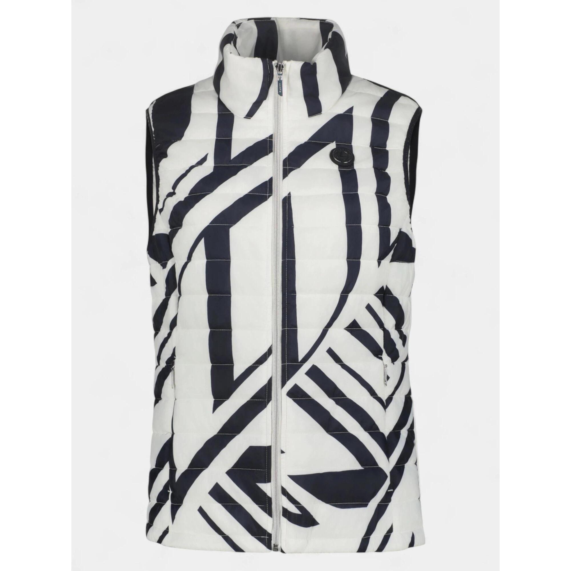 Luhta - Gilet Femme Isokorpi - Gilet Sans Manche - Blanc|noir - 40 M - Decathlon