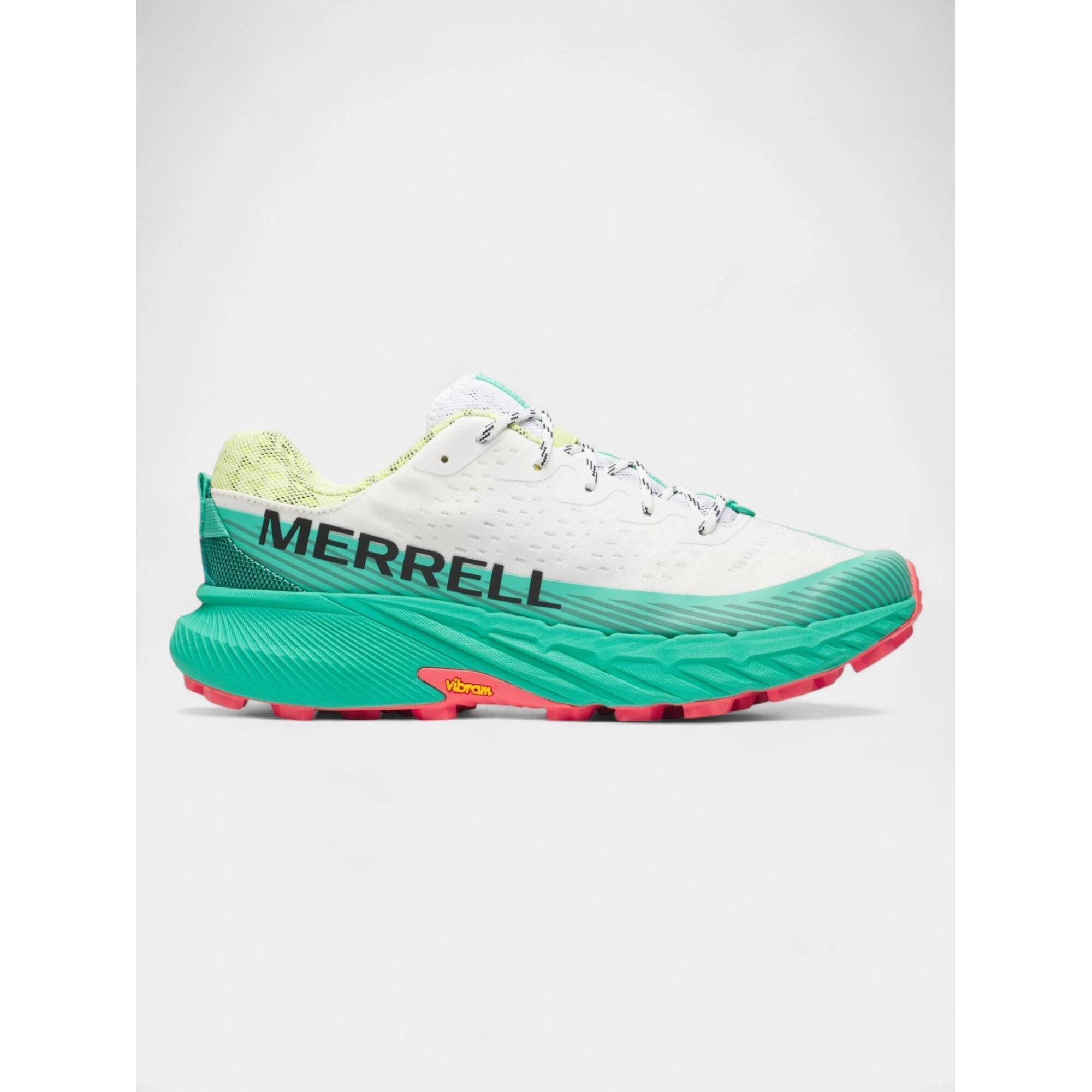 Merrell - Chaussures De Course À Pied Pour Hommes Agility Peak 5 - Chaussures De Sport - Blanc|bleu - 43 - Decathlon