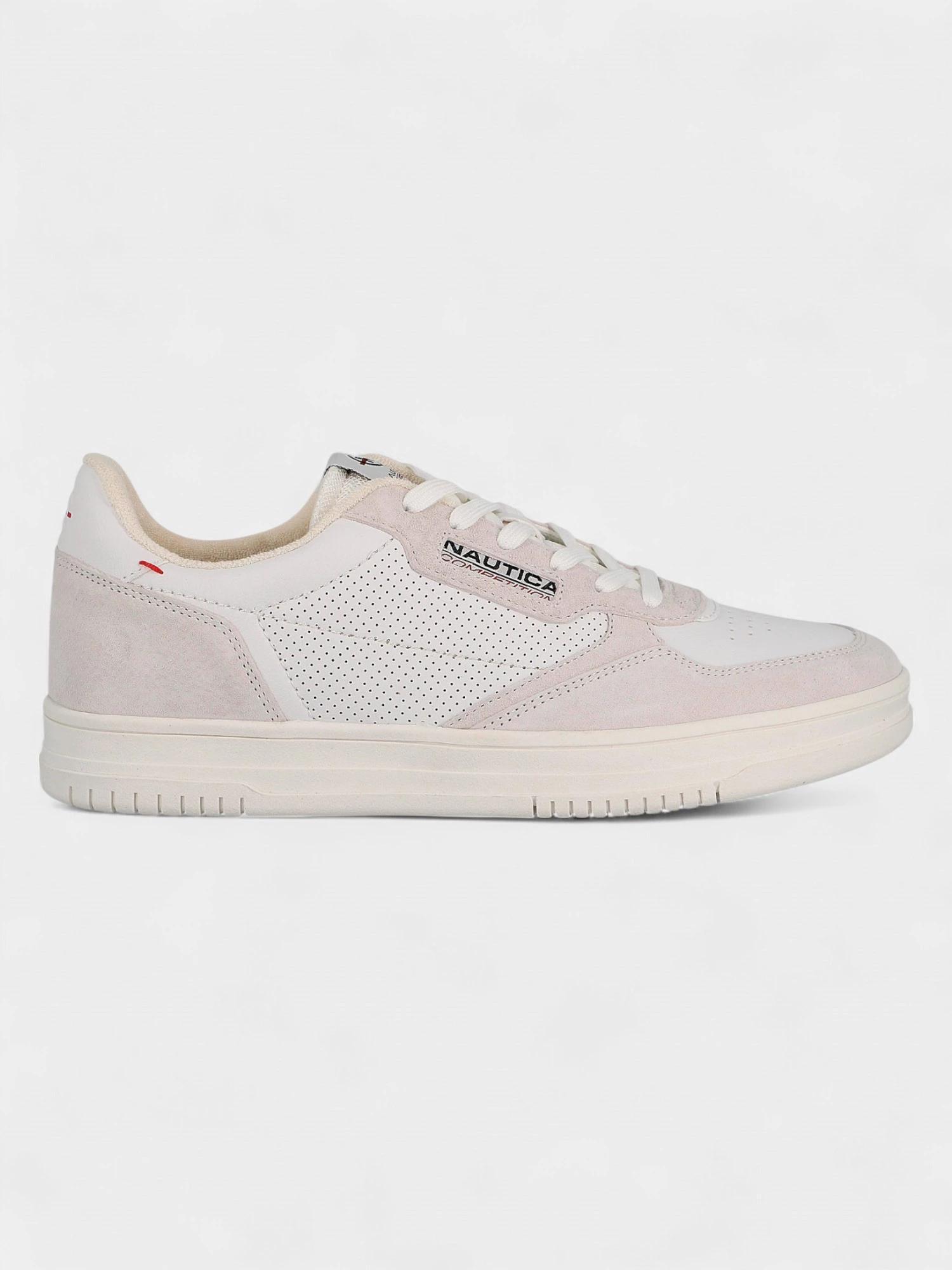 NAUTICA Scarpe da ginnastica da uomo BIRD LTH-SD TOTAL OFF WHITE