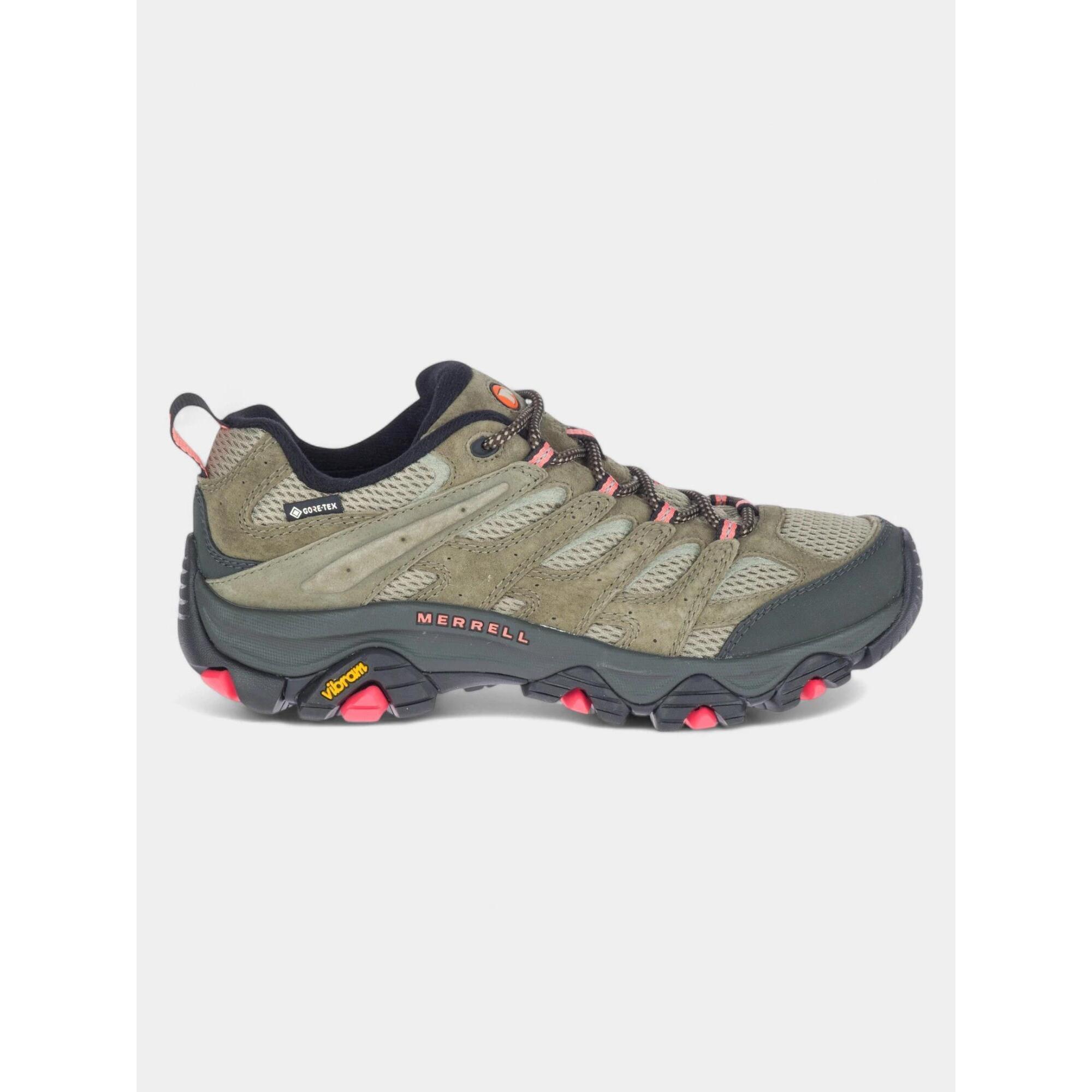 Merrell - Chaussures De Randonnée Pour Femmes Moab 3 Gtx - Chaussures De Sport - Noir|vert - 38/39 - Decathlon