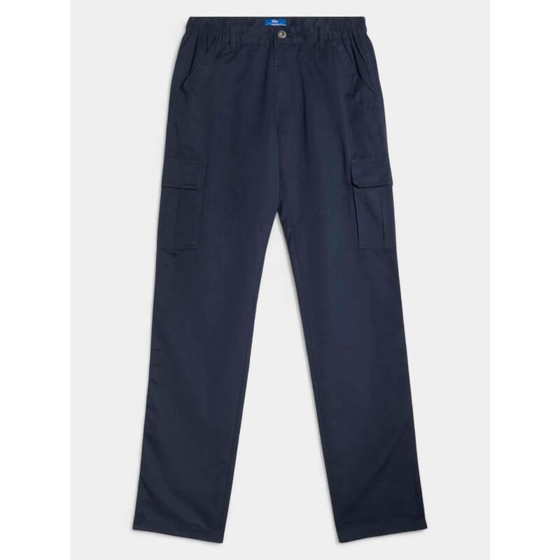 Pantaloni cargo Fuppacot - albastru inchis barbati