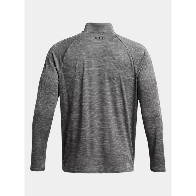 Tricou cu maneci lungi, pentru sport UA Tech Textured 1/2 Zip barbati