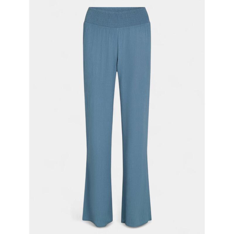 Pantaloni lungi Johnny Smocked Waist Pants femei