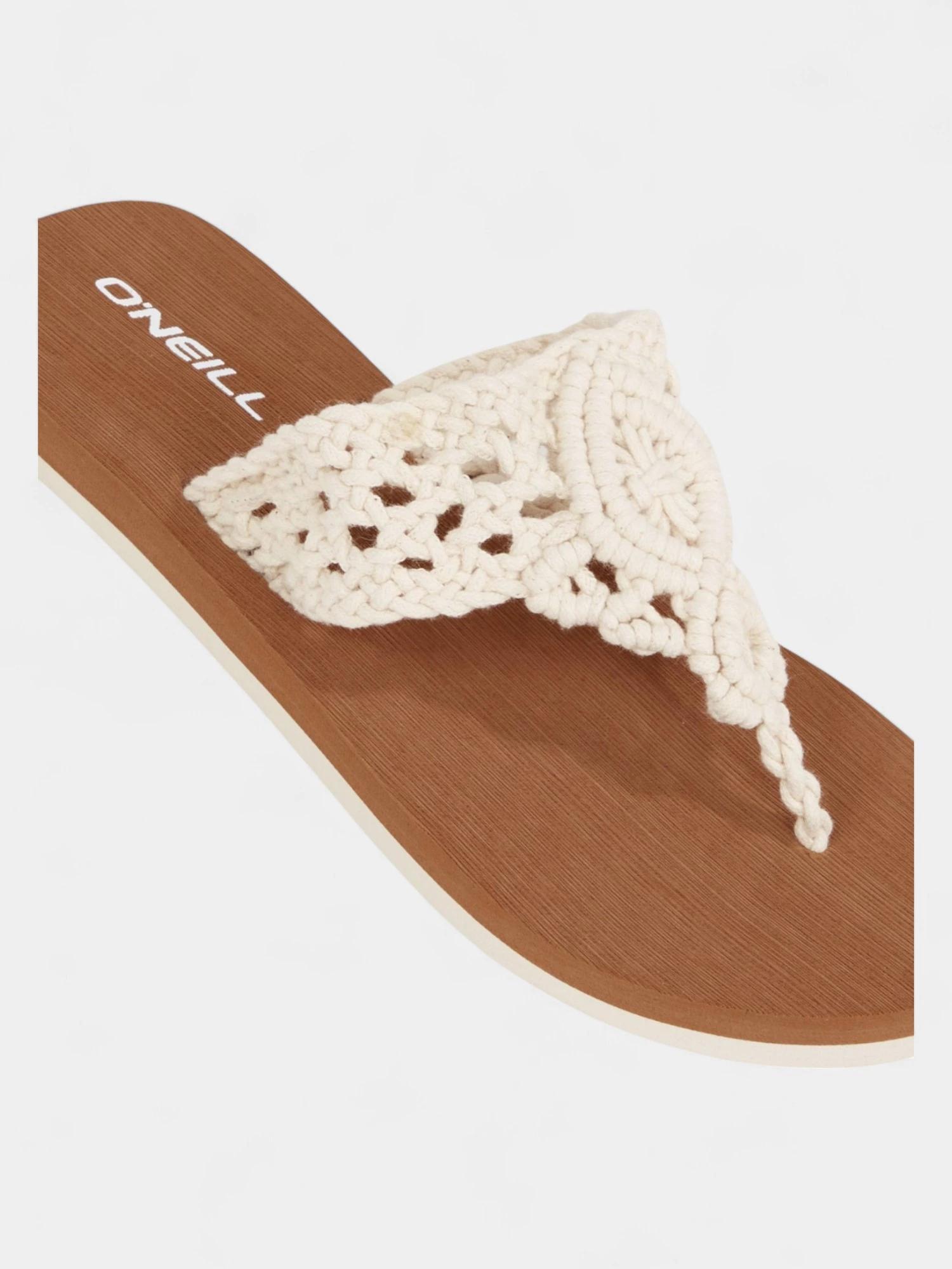 Női flip flop papucs Ditsy Crochet Sandals 3/5