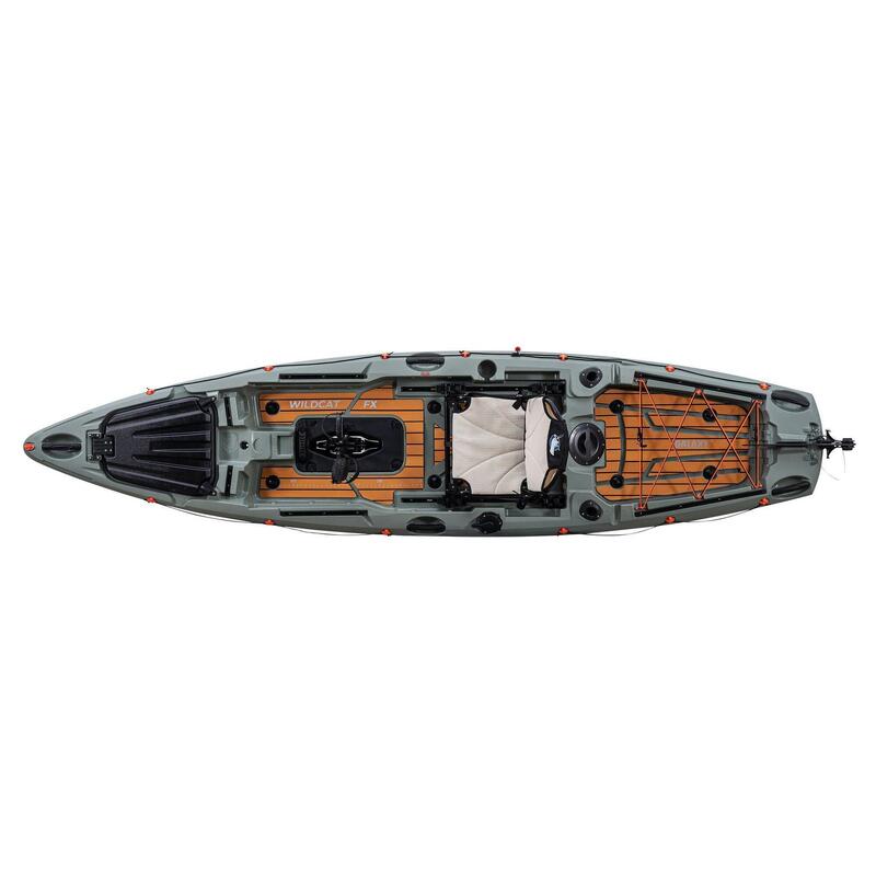 Kayak de pêche individuel Wildcat Pédalier ou Stepper