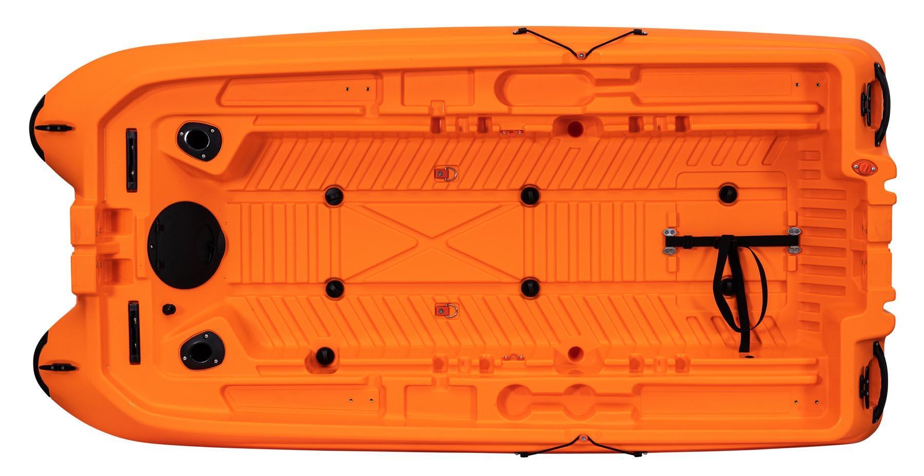 Ranger-viskajak - hybride van mini-bassboot - kajak - floatube. of bijboot 4/7