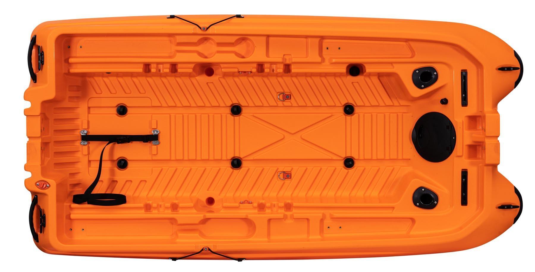 Ranger-viskajak - hybride van mini-bassboot - kajak - floatube. of bijboot 7/7