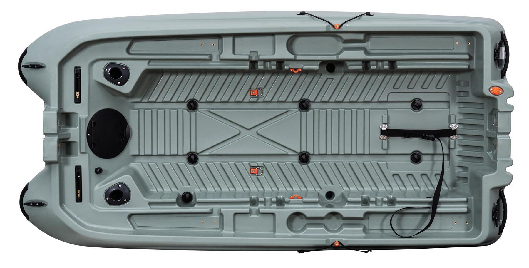 Ranger-viskajak - hybride van mini-bassboot - kajak - floatube. of bijboot 3/7
