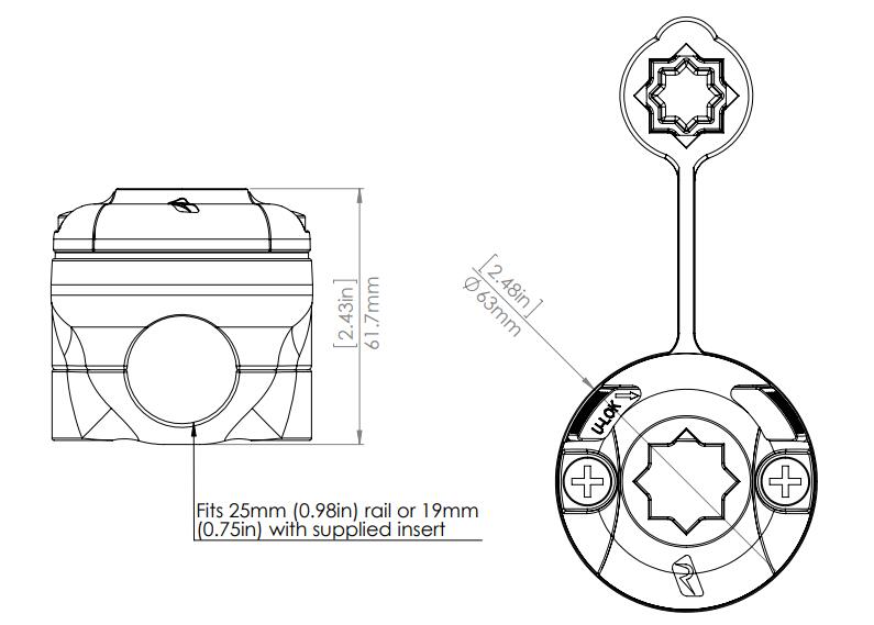RailMount 19-25 - Railblaza 6/7