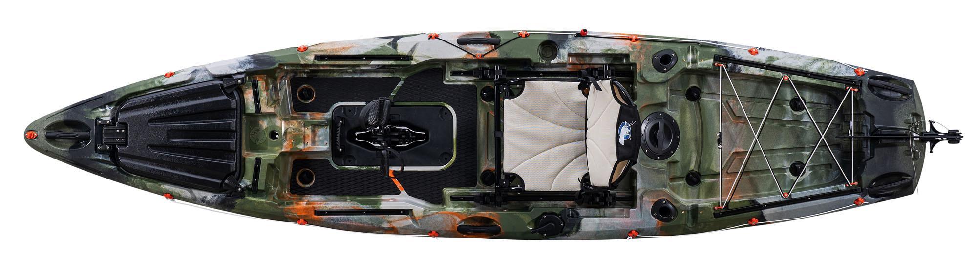 Kayak de pêche individuel Wildcat Pédalier ou Stepper 5/7