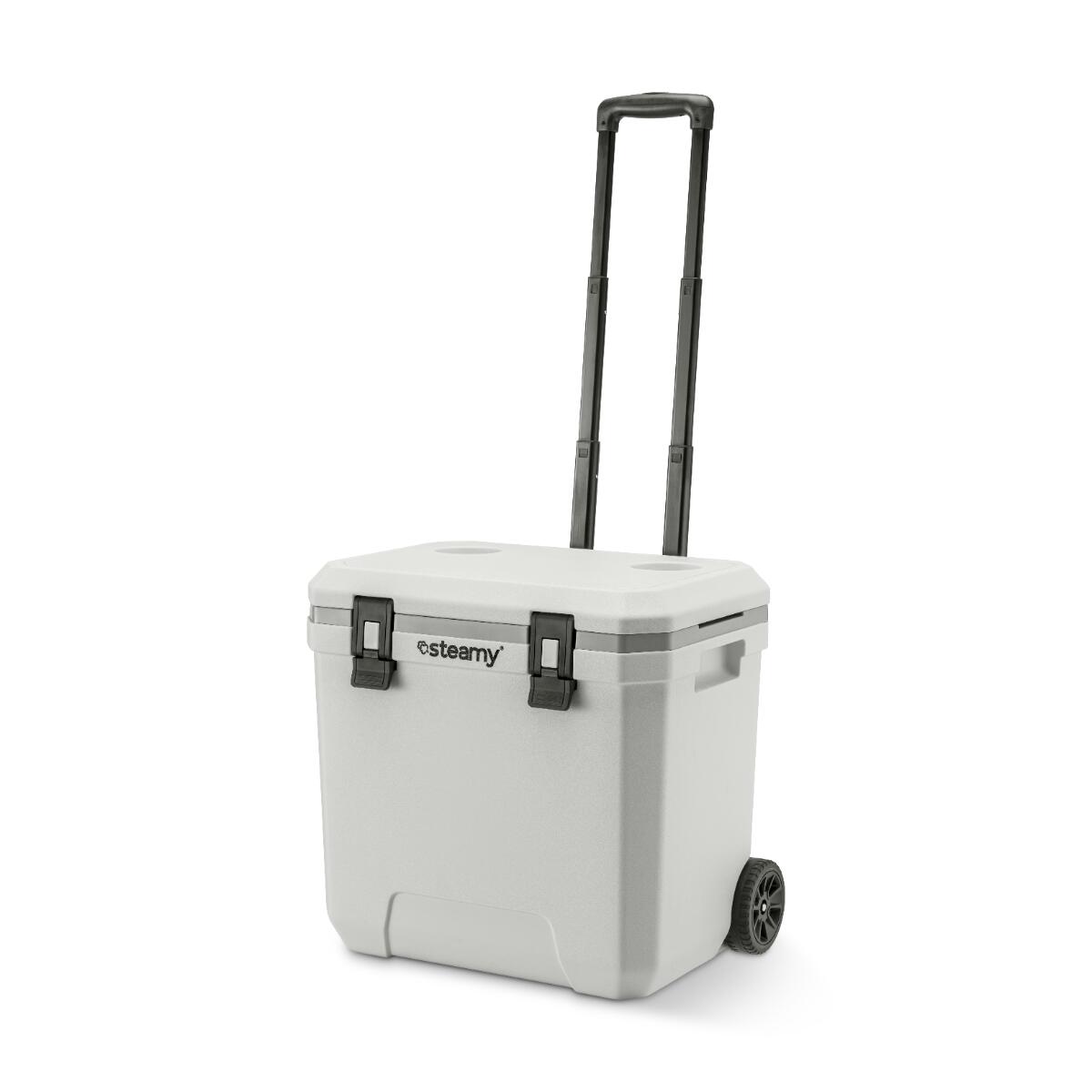 STEAMY Steamy Marine 36 Roller, Geladeira rígida portátil sobre rodas, 36L