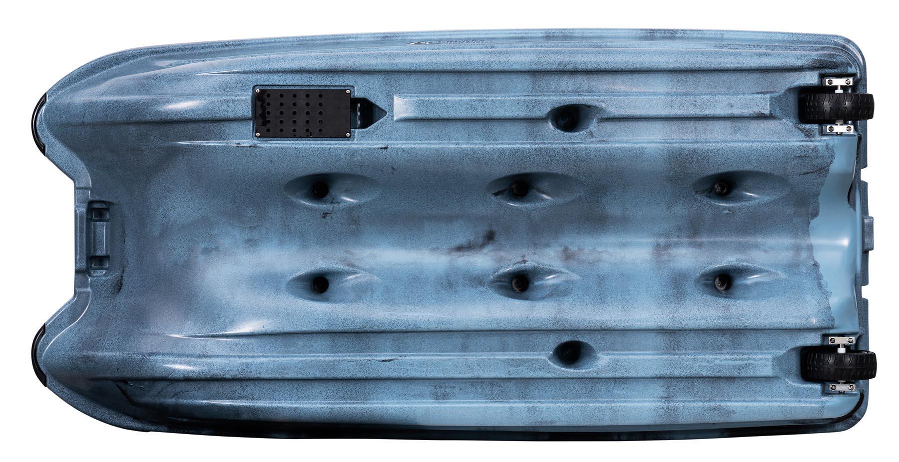 Ranger-viskajak - hybride van mini-bassboot - kajak - floatube. of bijboot 7/7