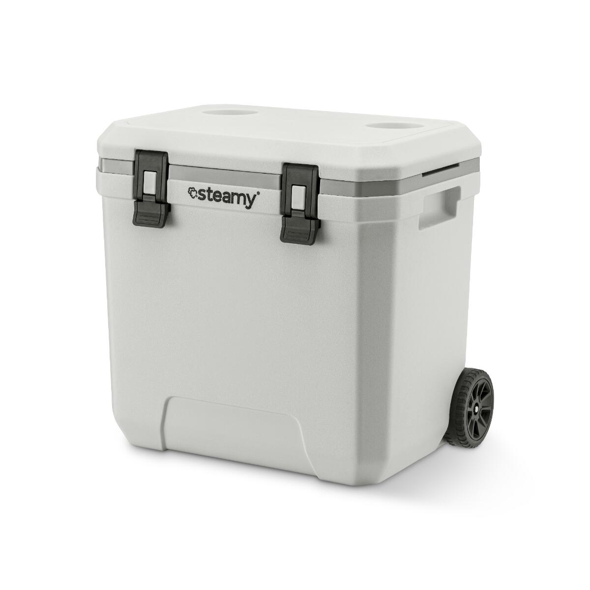 Steamy Marine 36 Roller, Frigorifero Portatile Passivo con Ruote, 36L 3/5