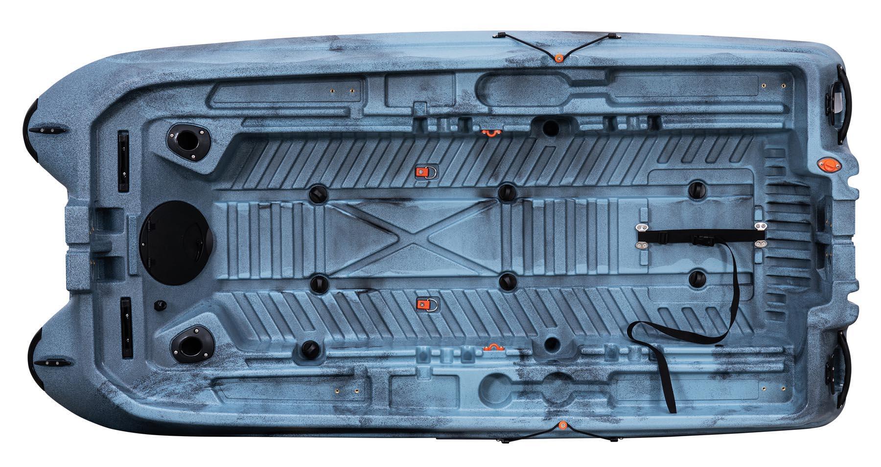 Ranger-viskajak - hybride van mini-bassboot - kajak - floatube. of bijboot 6/7