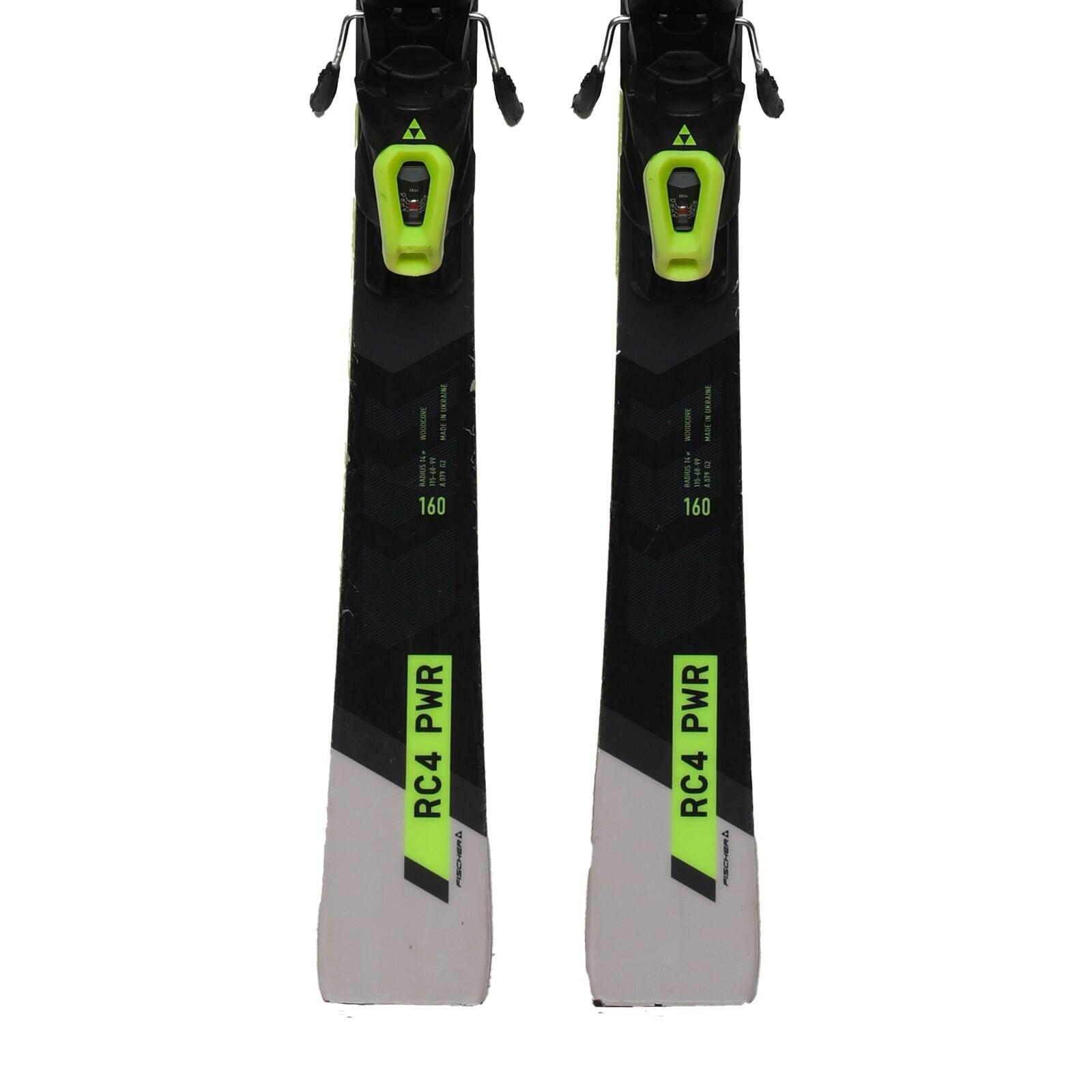 RECONDITIONNE - Ski Fischer Rc4 Pwr + Fixations 4/4