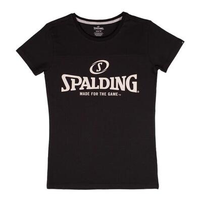 Damen-T-Shirt - Basketball Essential Logo SCHWARZ