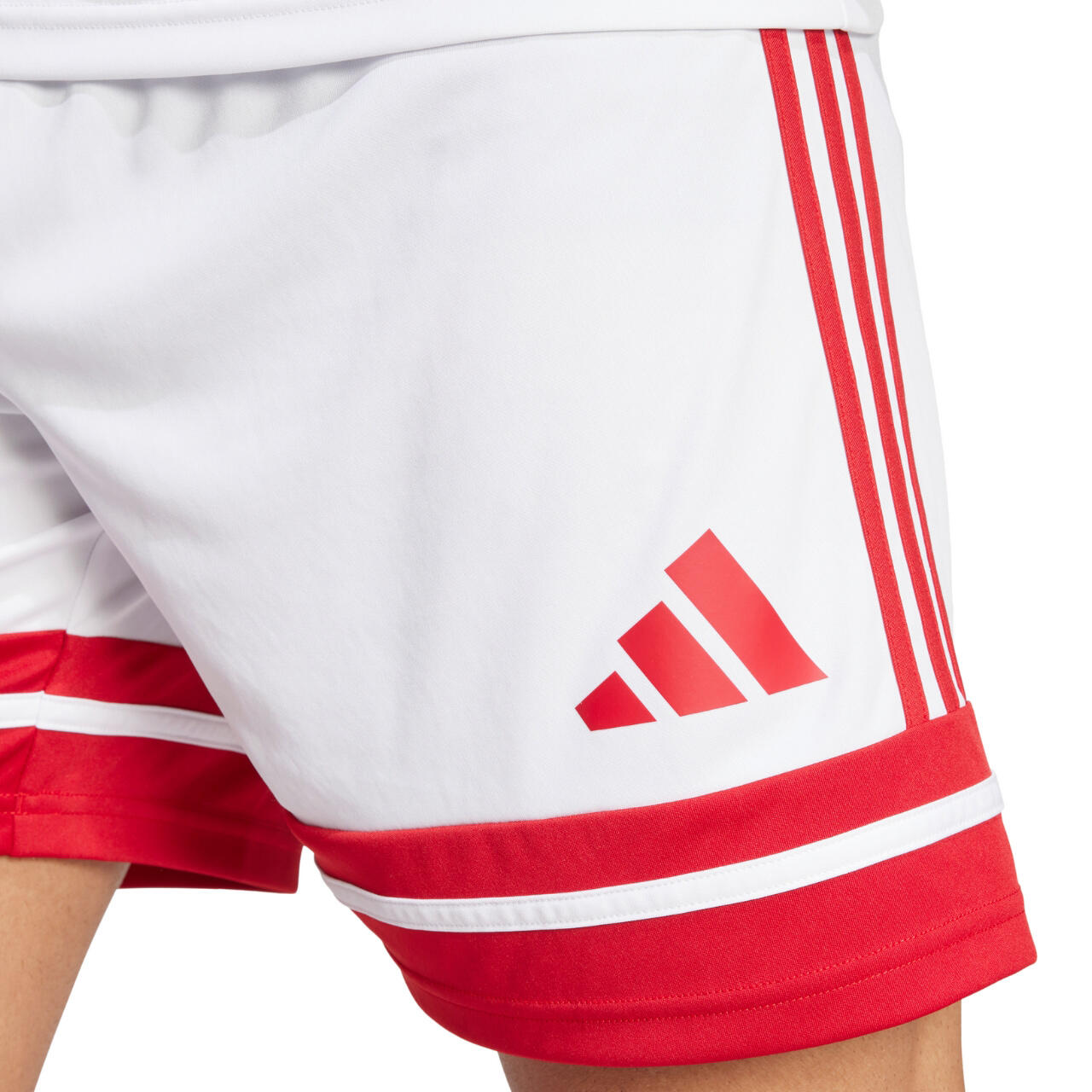 Calções adidas Squadra 25 branco/vermelho 5/9