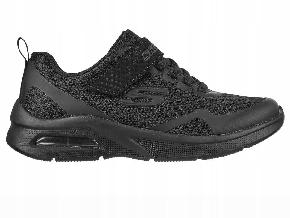 BUTY dziecięce SKECHERS TORVIX 403775L-BBK czarne na rzepę lekkie