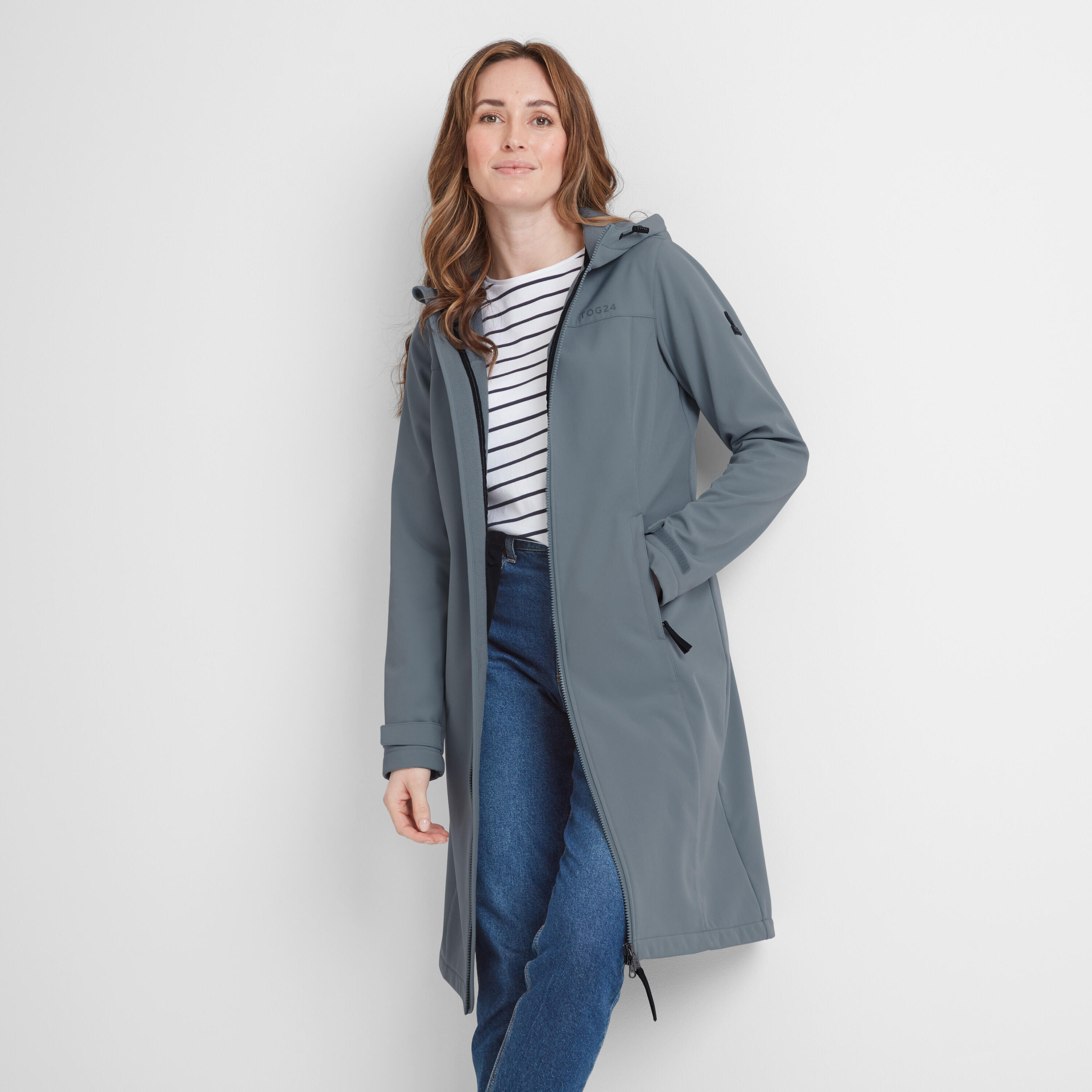 TOG24 Marina Womens Extra Long Softshell Jacket