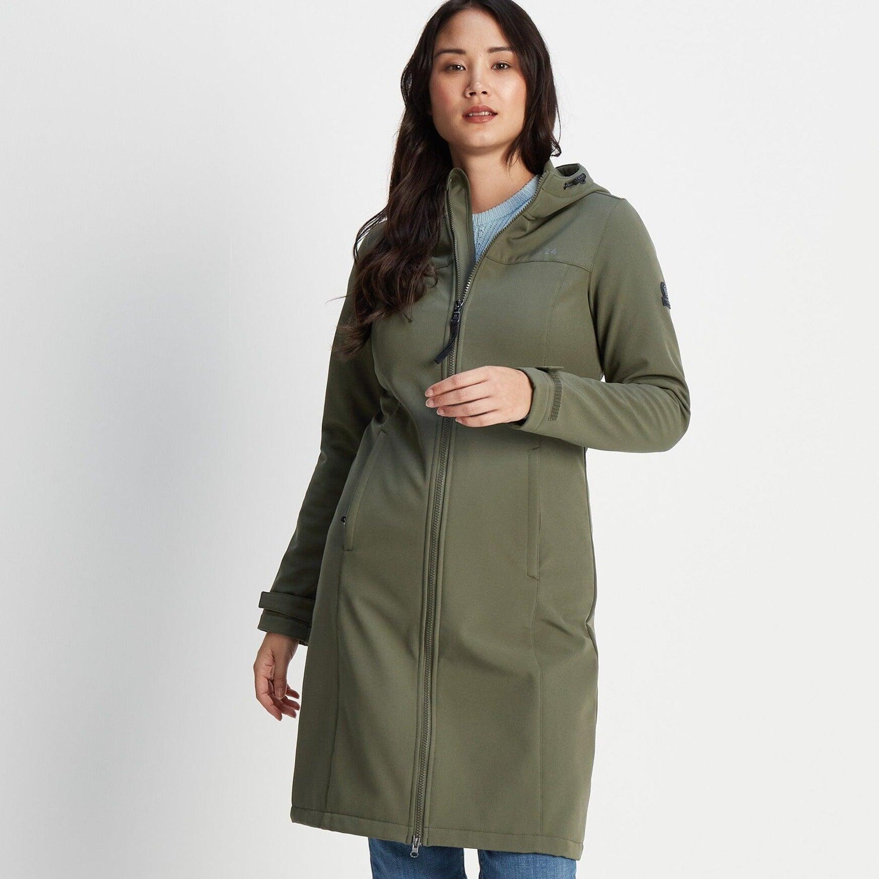 TOG24 Marina Womens Extra Long Softshell Jacket