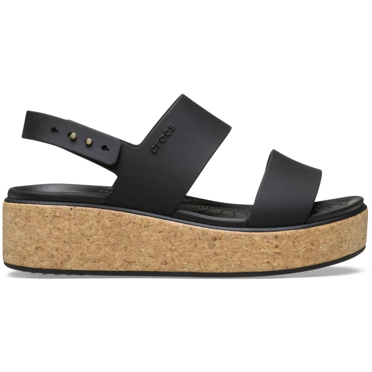 CROCS Crocs Brooklyn Cork Low Wedge Women's Sandal