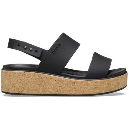 Crocs Brooklyn Cork Low Wedge Women's Sandal