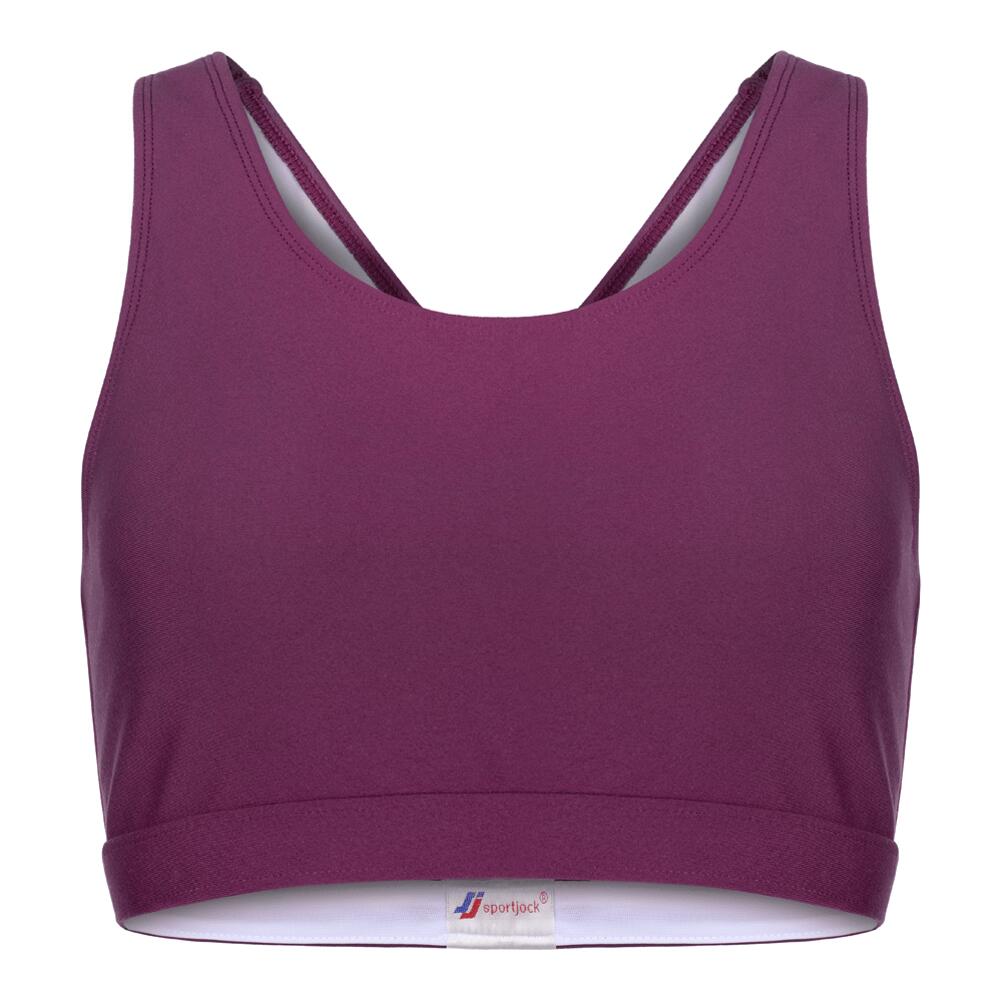 Sportjock Super Padded Sports Bra - Plum 1/3