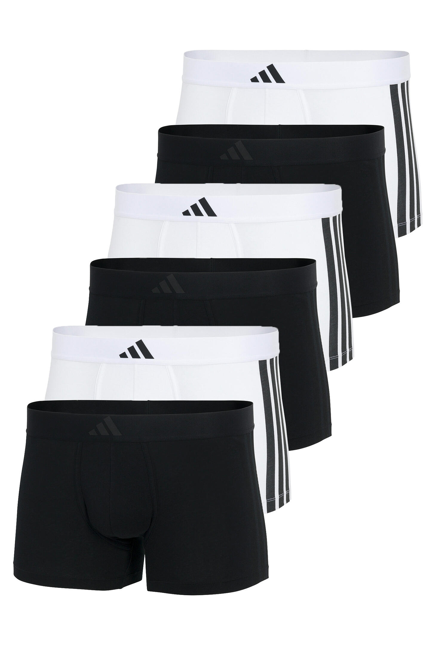 ADIDAS Adidas Basic Boxer Trunk Men Herren Unterhose Shorts Unterwäsche 6er Pack