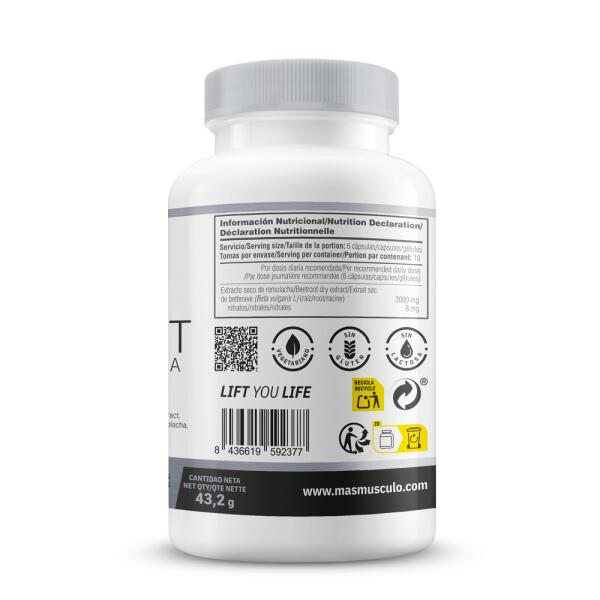 Nitrobeet - 60 vegetable capsules de MASmusculo 3/5