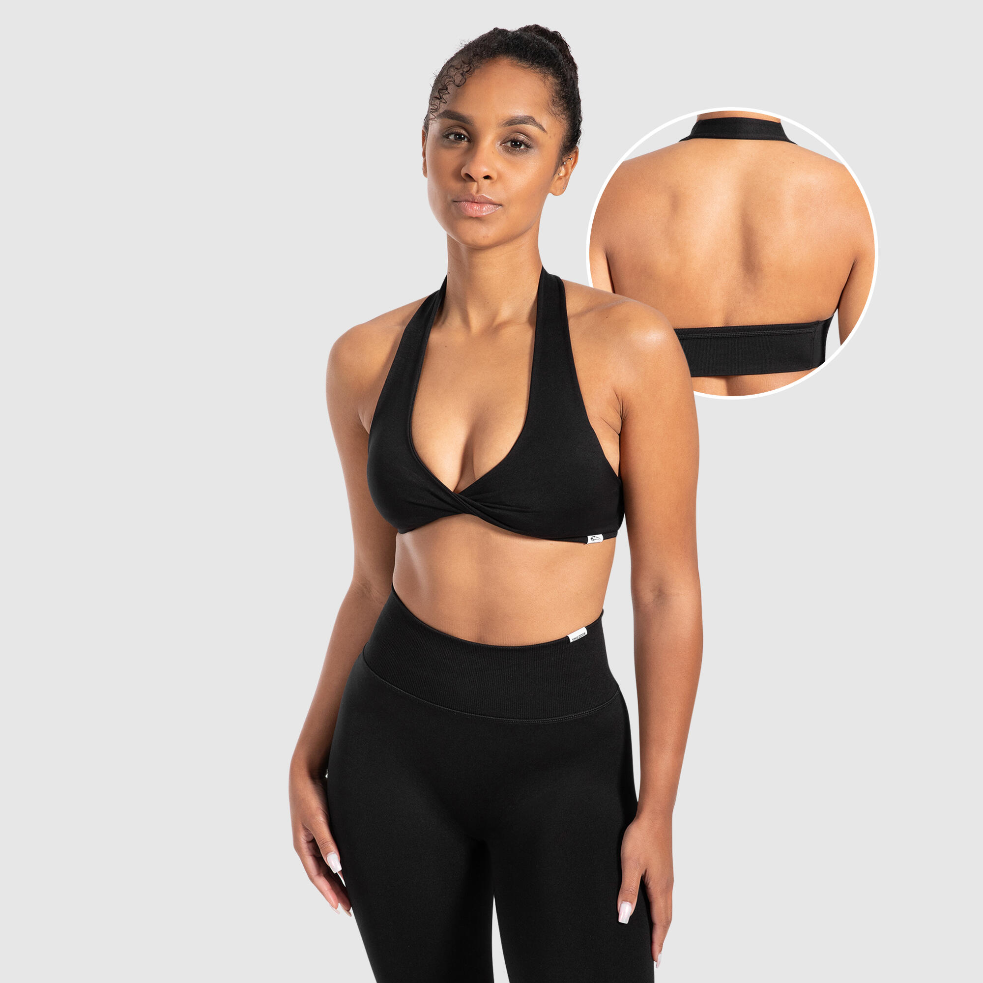 SMILODOX Damen Sport BH Myrah Schwarz