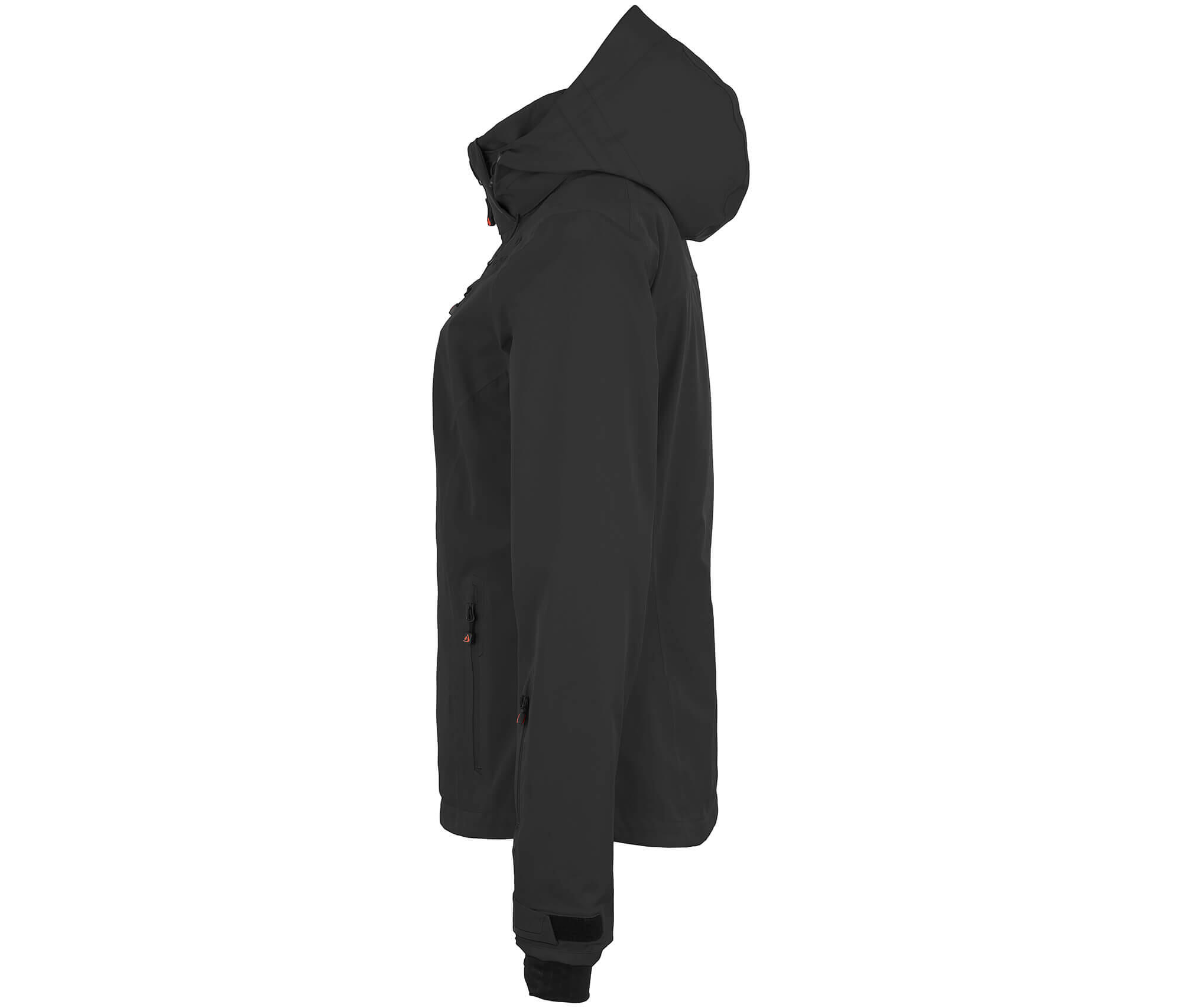 Damen Skijacke & Outdoorjacke gefüttert, 20000 mm Wassersäule Schwarz 3/4