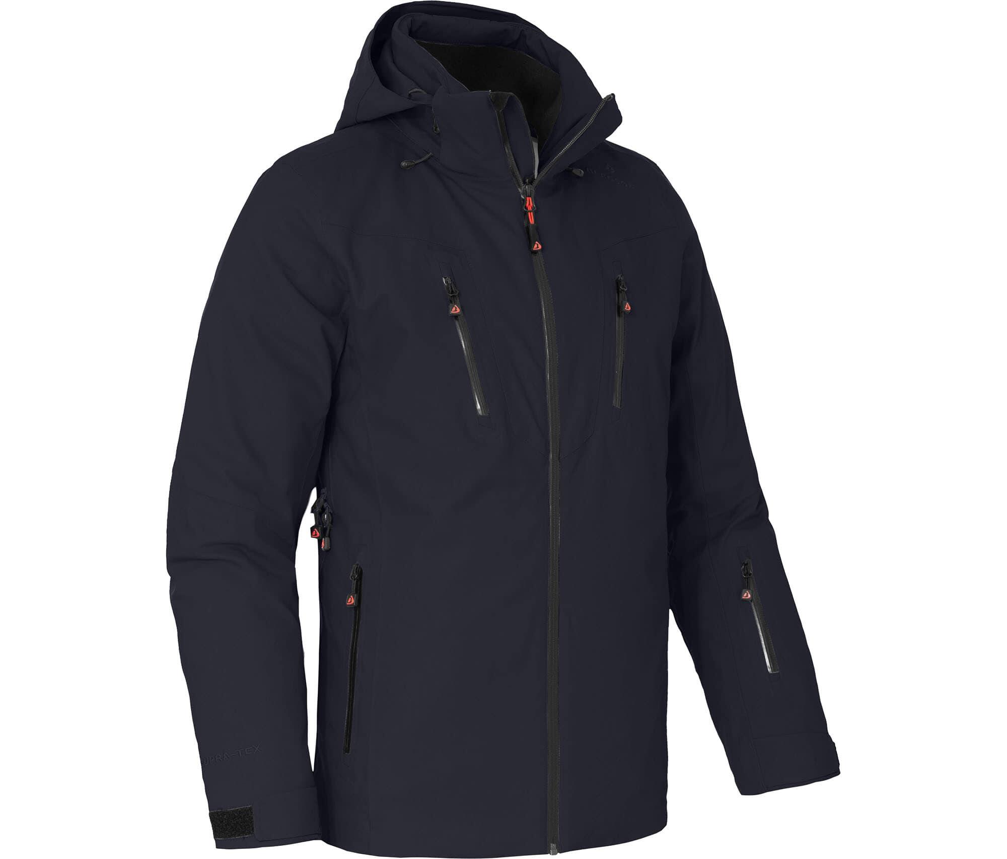 Herren Skijacke & Winterjacke wattiert 20000 mm Wassersäule Blau 2/6