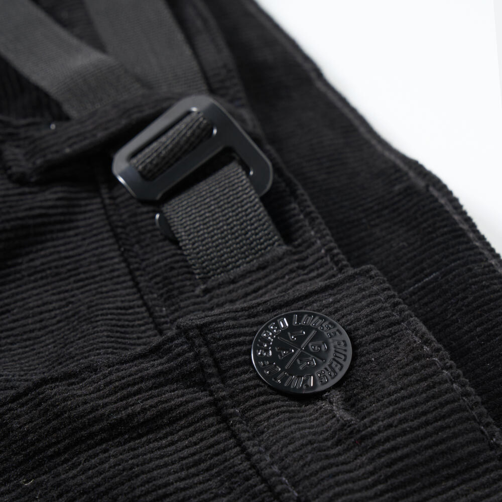District Corduroy Cargo Black 3/7
