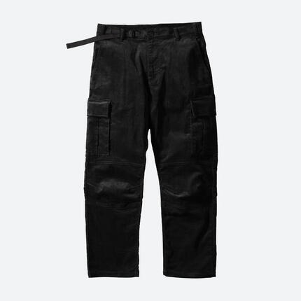 District Corduroy Cargo Black