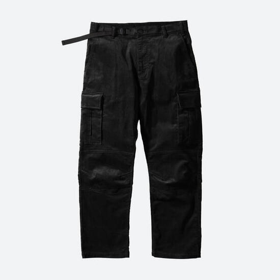 District Corduroy Cargo Black