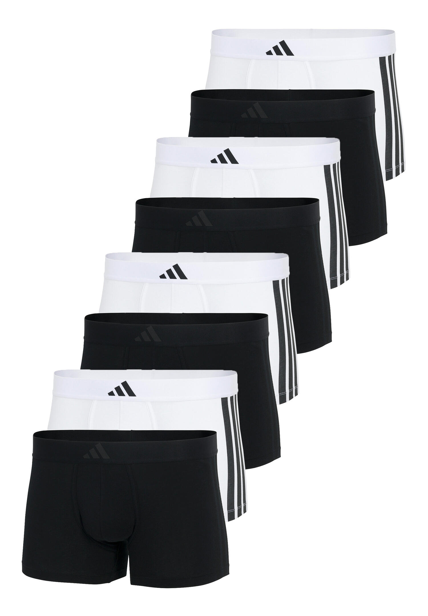 ADIDAS Adidas Basic Boxer Trunk Men Herren Unterhose Shorts Unterwäsche 8er Pack