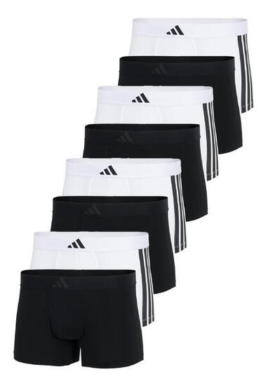 Adidas Basic Boxer Trunk Men Herren Unterhose Shorts Unterwäsche 8er Pack