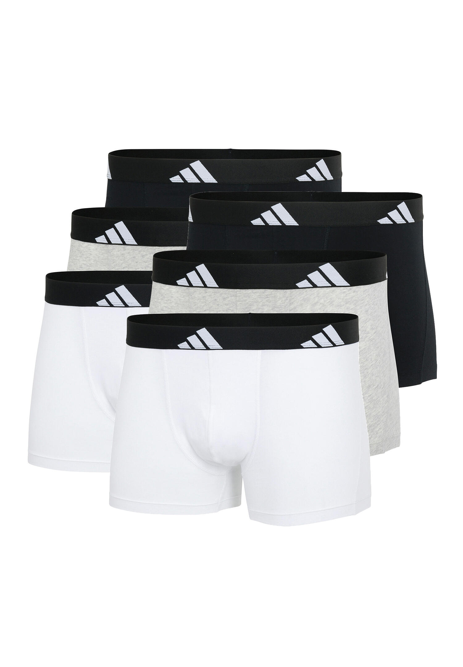 ADIDAS Adidas Basic Boxer Trunk Men Herren Unterhose Shorts Unterwäsche 6er Pack