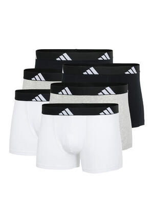 Adidas Basic Boxer Trunk Men Herren Unterhose Shorts Unterwäsche 6er Pack