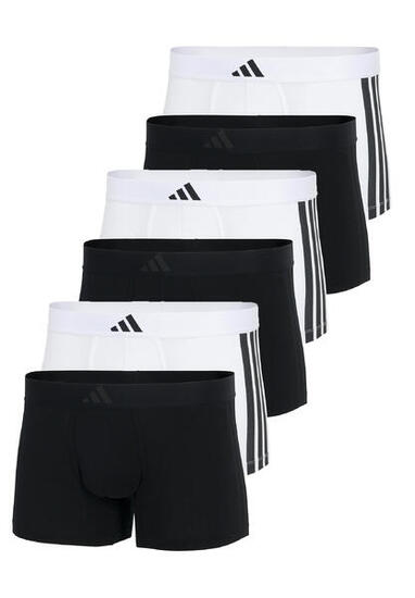 Adidas Basic Boxer Trunk Men Herren Unterhose Shorts Unterwäsche 6er Pack