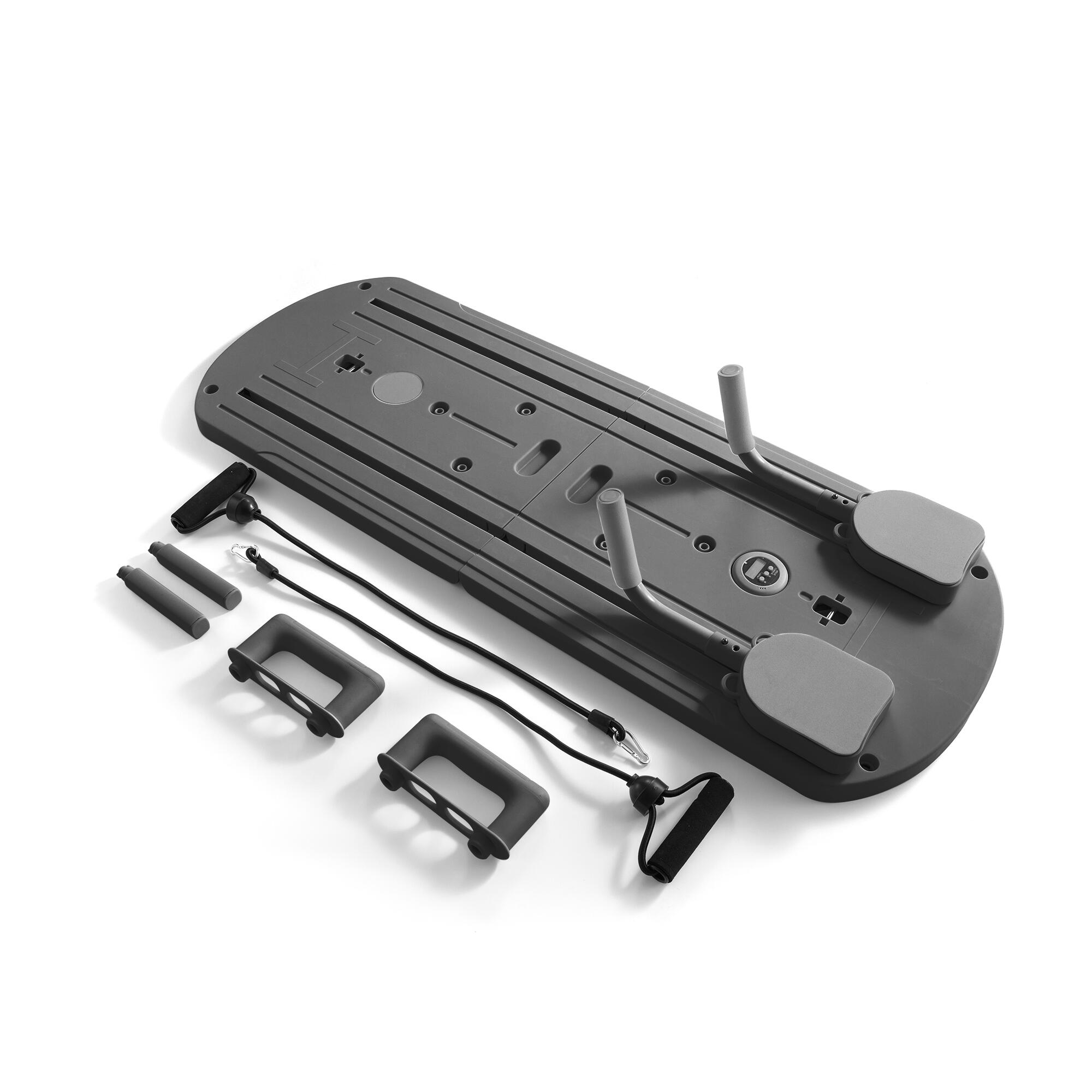 MYGA Tragbares Pilates Reformer Set - Schwarz