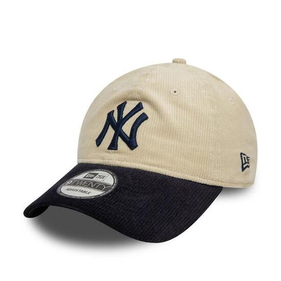 New Era 9TWENTY Cap New York Yankees Block Cord beige
