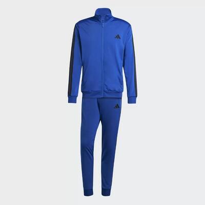 Trainingspak sportswear basic 3-stripes tricot blauw - ji8857