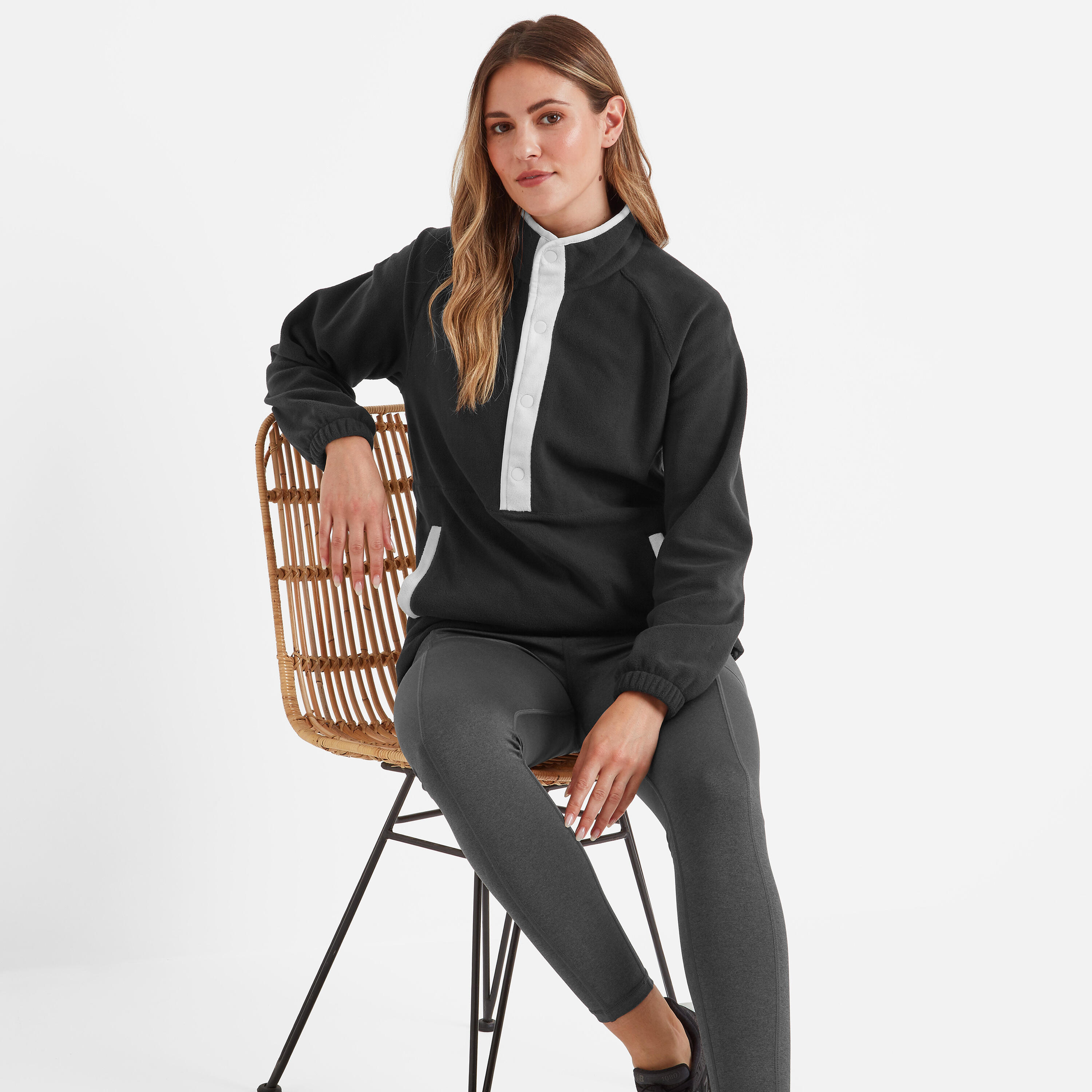 Beasly Womens Half Zip Fleece 2/4