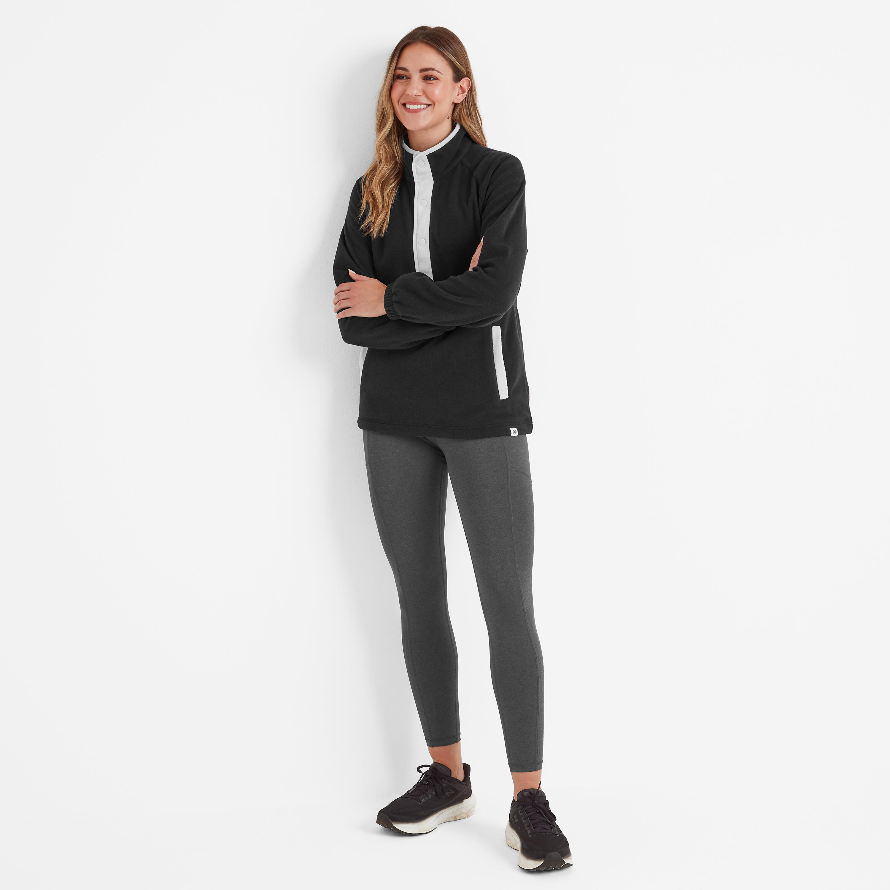 Beasly Womens Half Zip Fleece 3/4